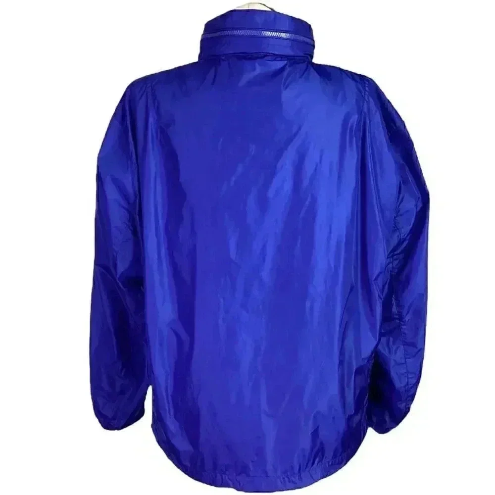 Polo Ralph Lauren Men 1XB Big Retford Nylon Windbreaker Jacket Blue Packable